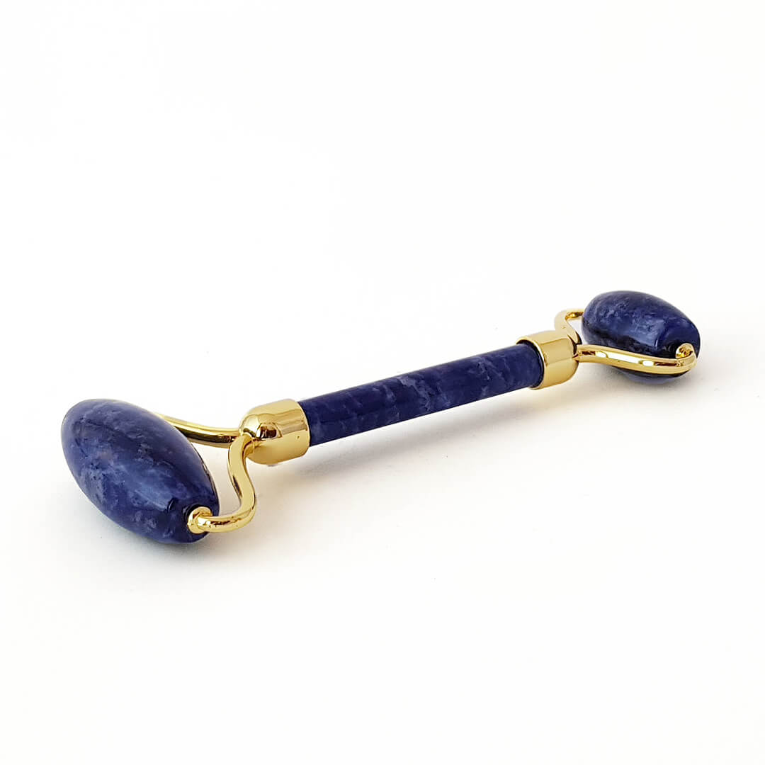 rodillo masajeador facial de sodalita