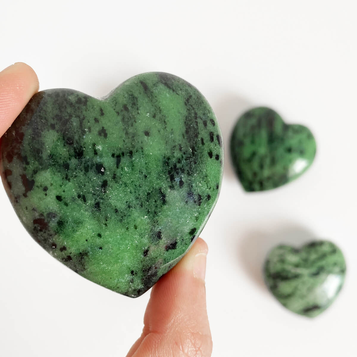 Corazón de zoisita