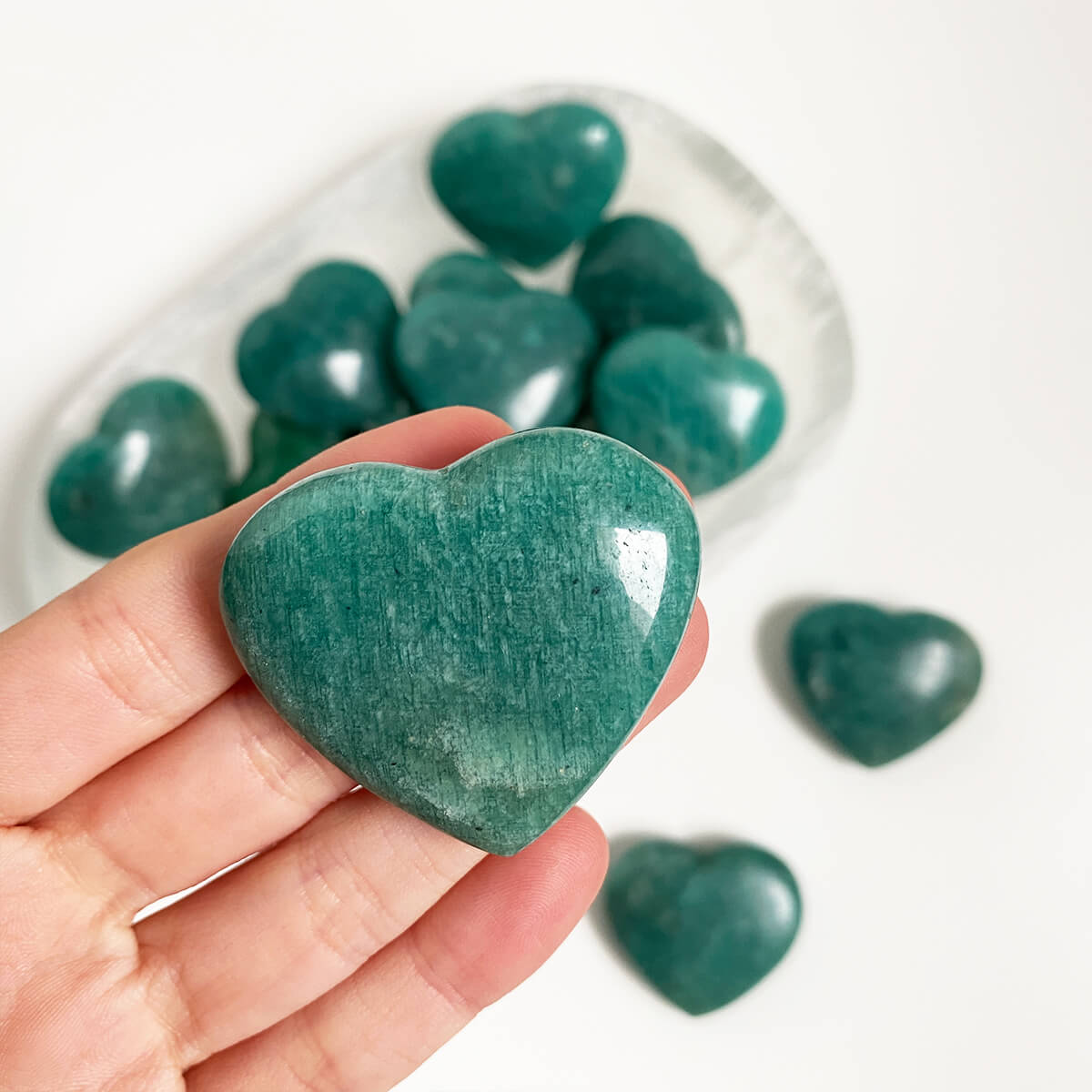 corazón de amazonita pequeño 2