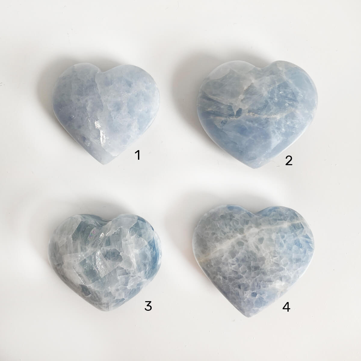 corazón de calcita mediano marynelis