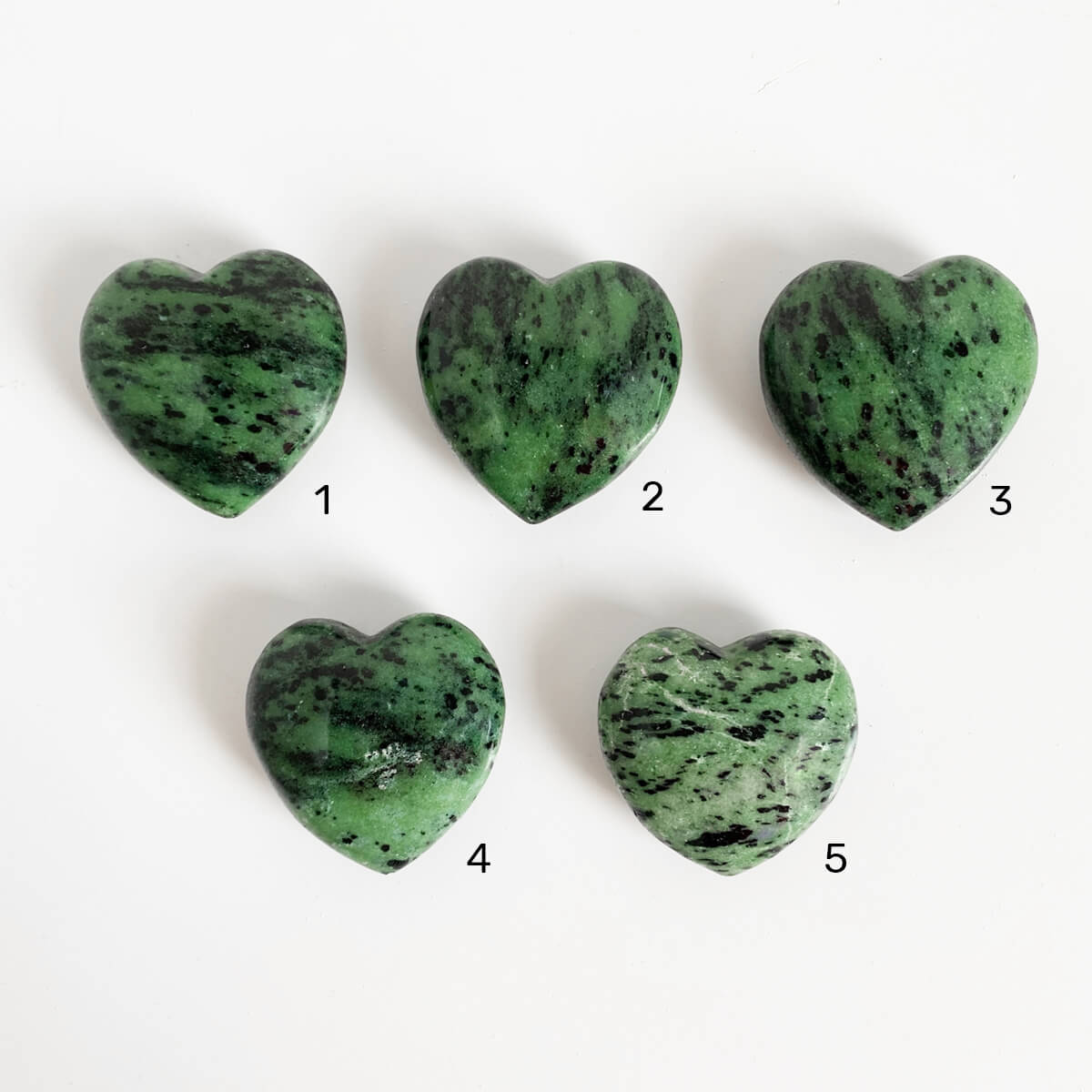 corazón de zoisita marynelis