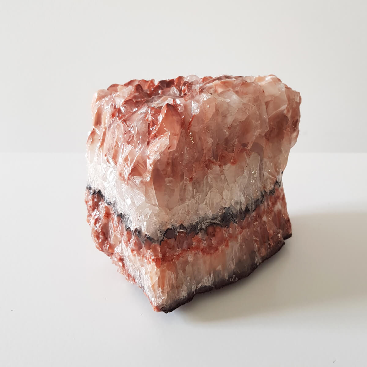 drusa de calcita naranja