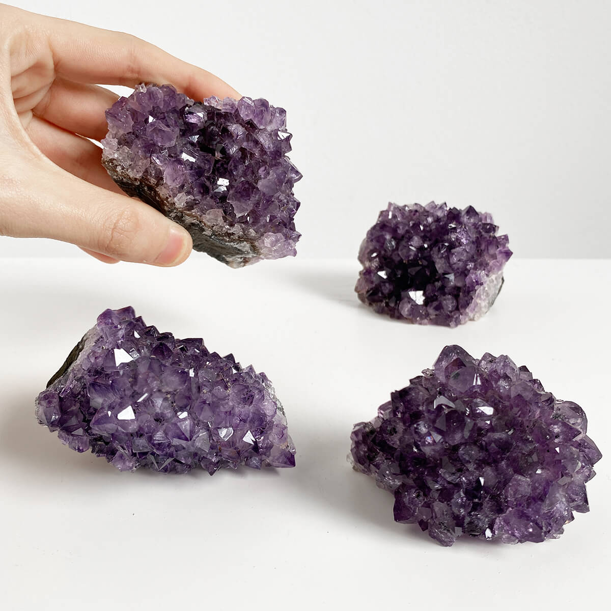 drusa de amatista pequeña