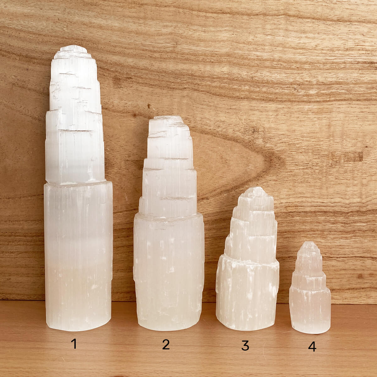 monolitos de selenita varios