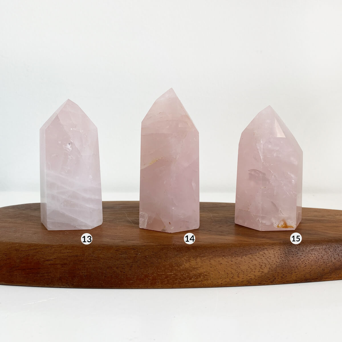 punta pulida cuarzo rosa 5