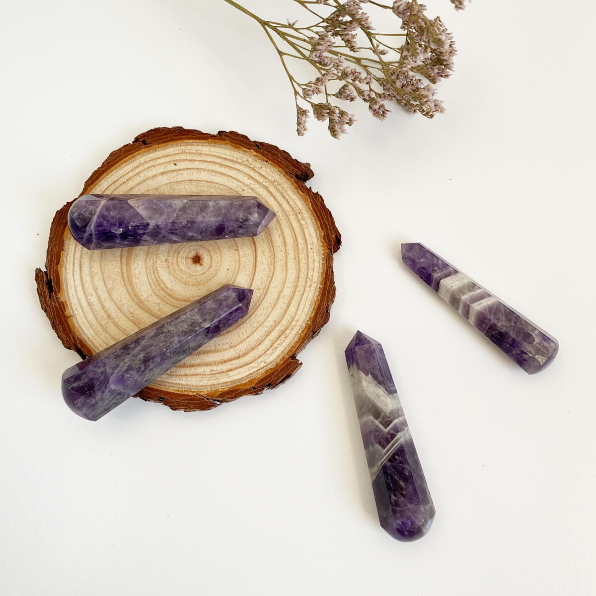 masajeador de amatista