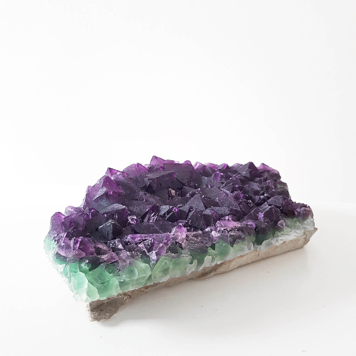 drusa arcoiris fluorita