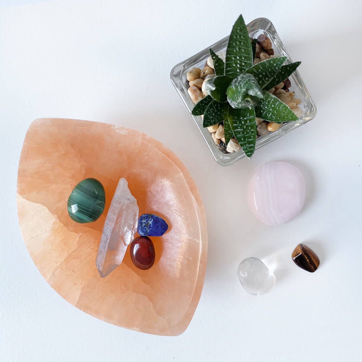 bandeja de selenita naranja 3