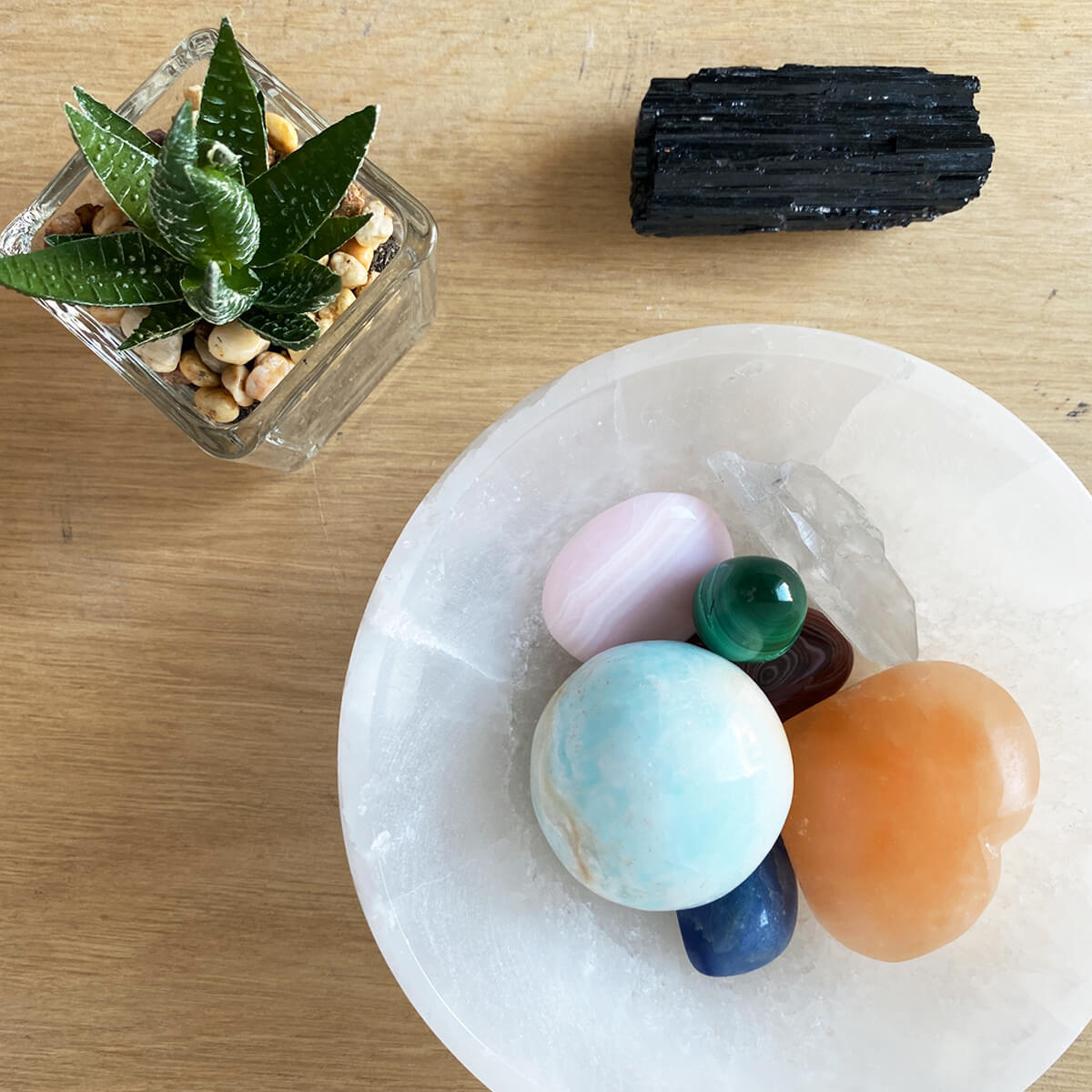 bol de selenita blanca 3