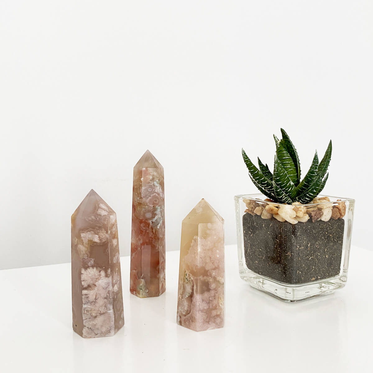 punta de agata sakura pequeña