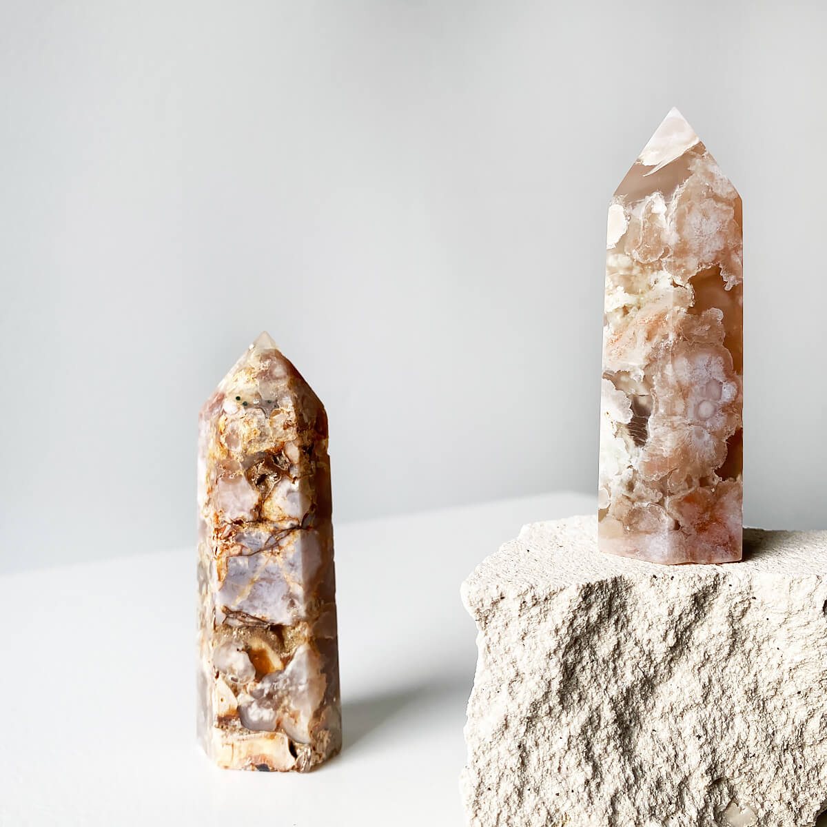 punta de ágata sakura grande