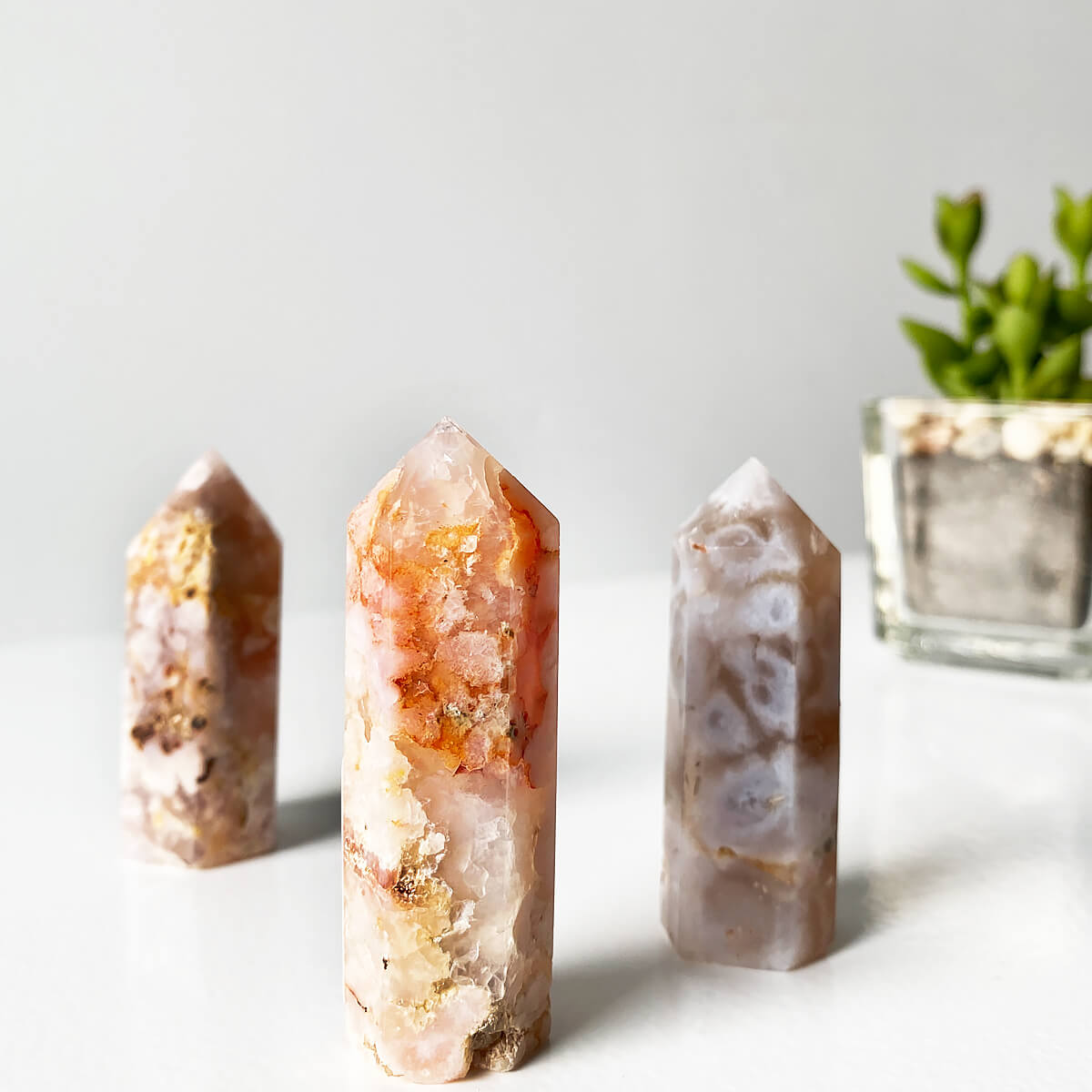 punta de ágata sakura mini