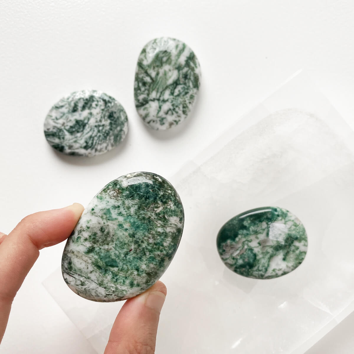 rodado de ágata árbol