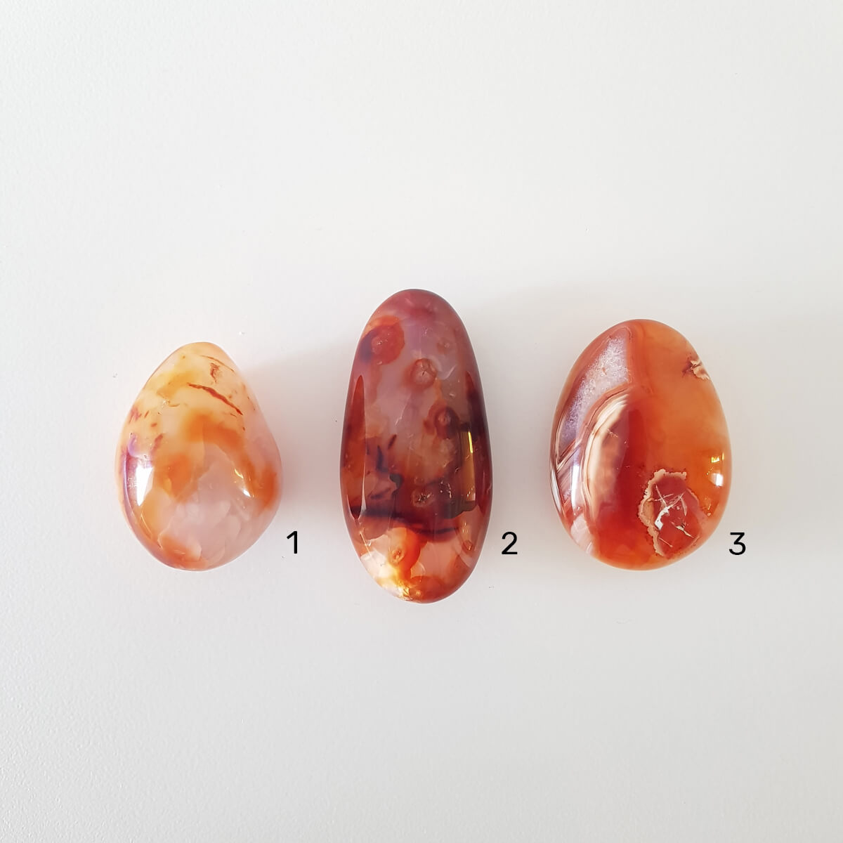 rodado de ágata cornalina grande marynelis