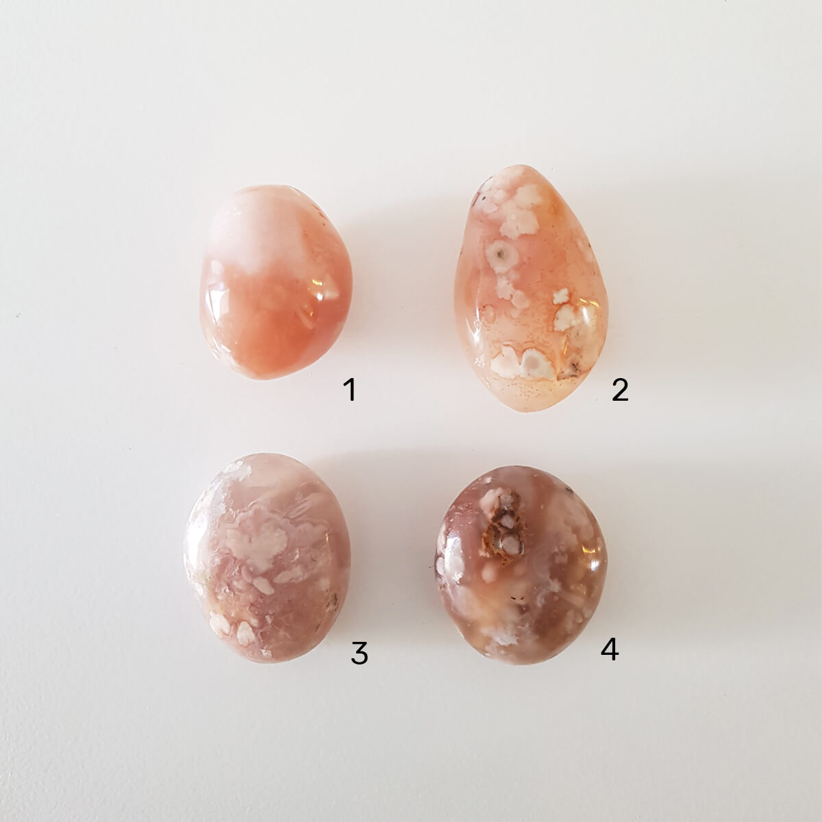 rodado de ágata sakura mediano marynelis