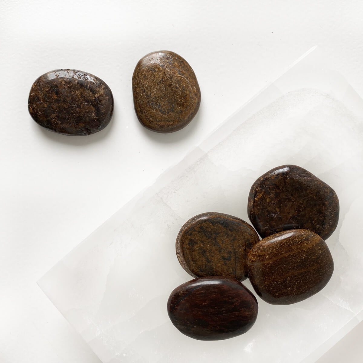 rodado de broncita plano