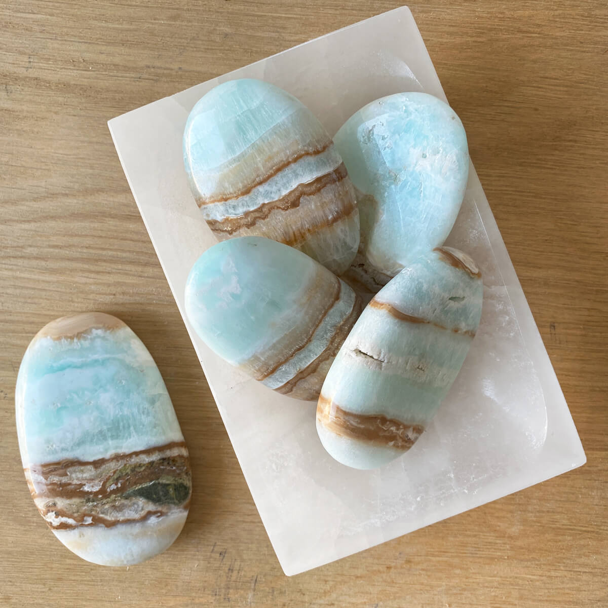 rodado de calcita caribe grande