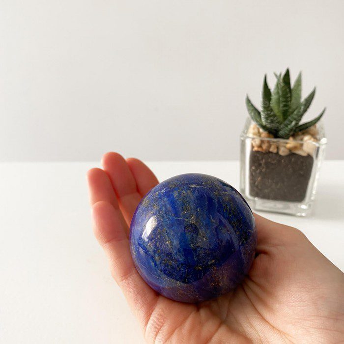 esfera mediana de lapislázuli