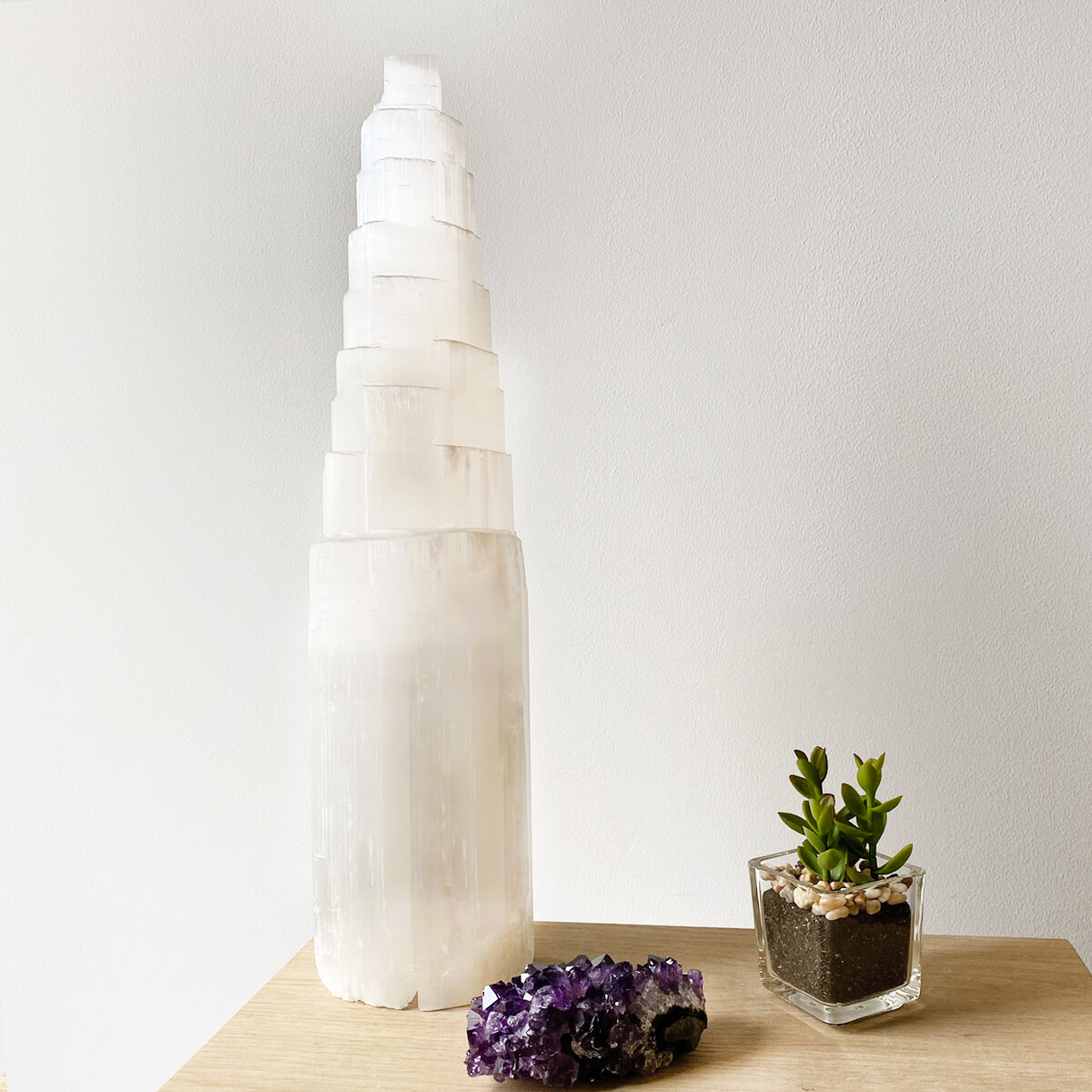 lámpara de selenita extragrande