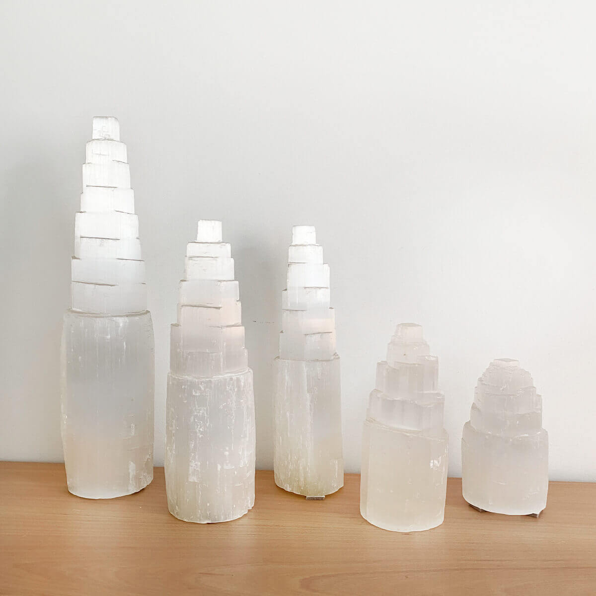 lámparas de selenita monolito