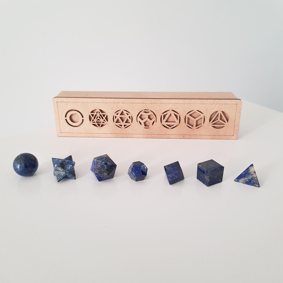 platónicos de lapislázuli marynelis