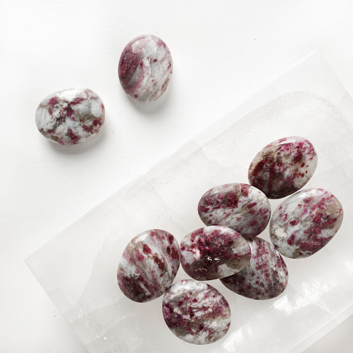 rodado de turmalina rosa