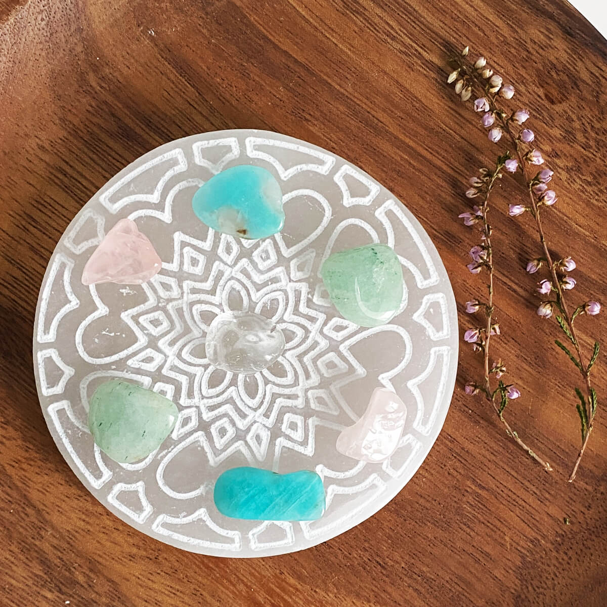 amor y armonía rejilla mandala