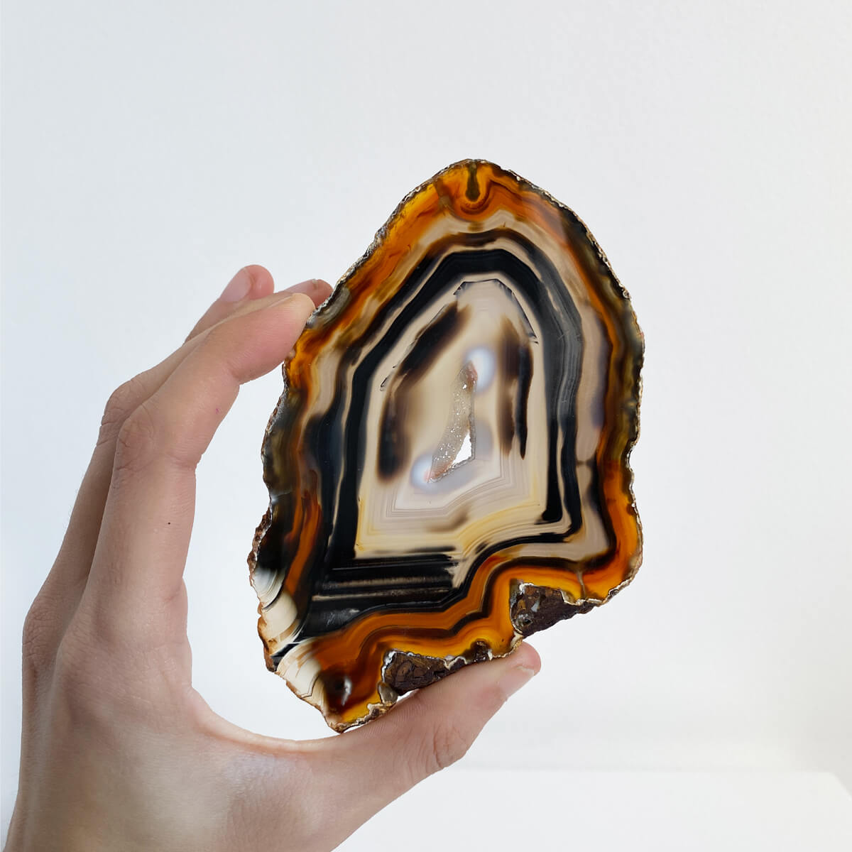 placa de ágata mediana mediana