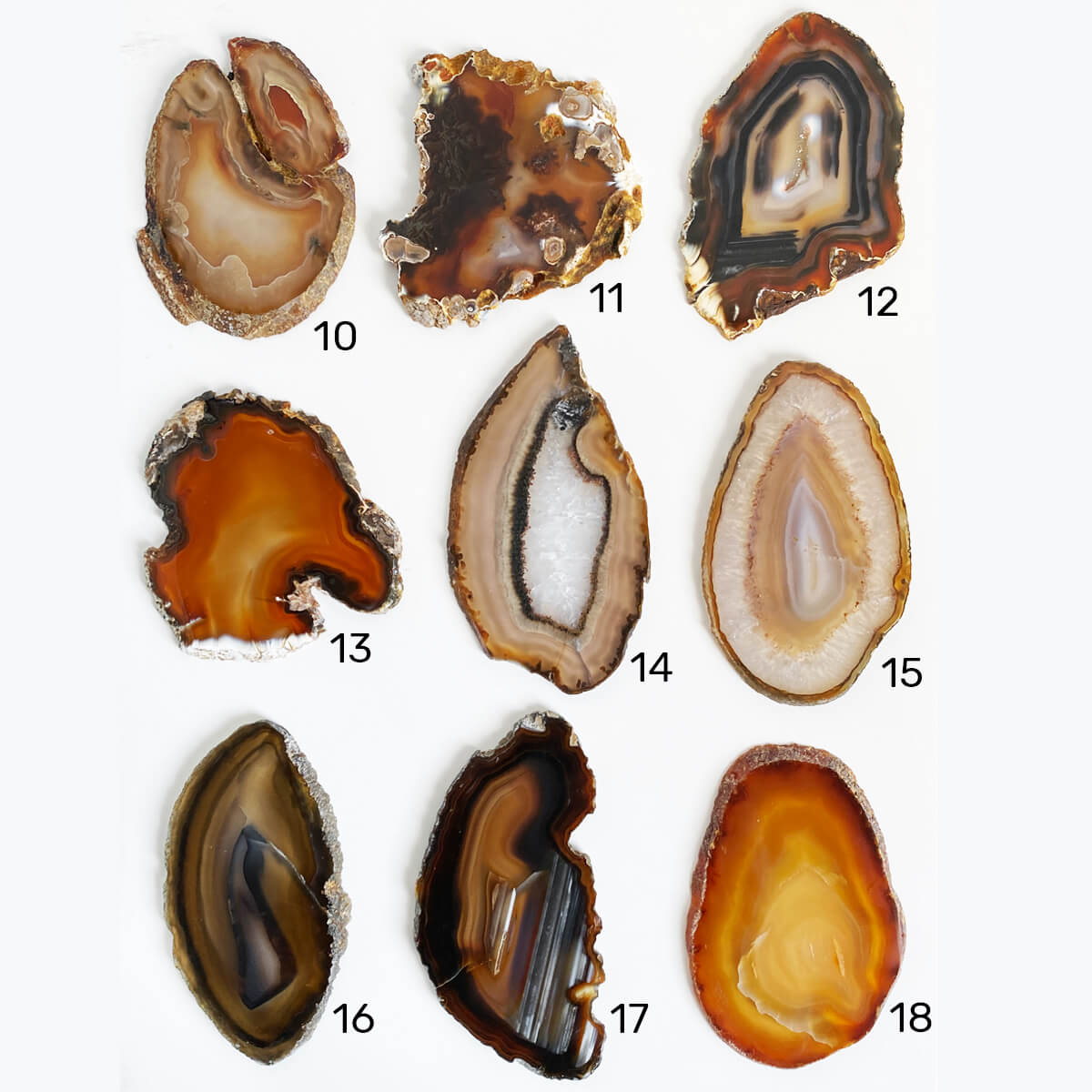 ágatas de corte medianas 2