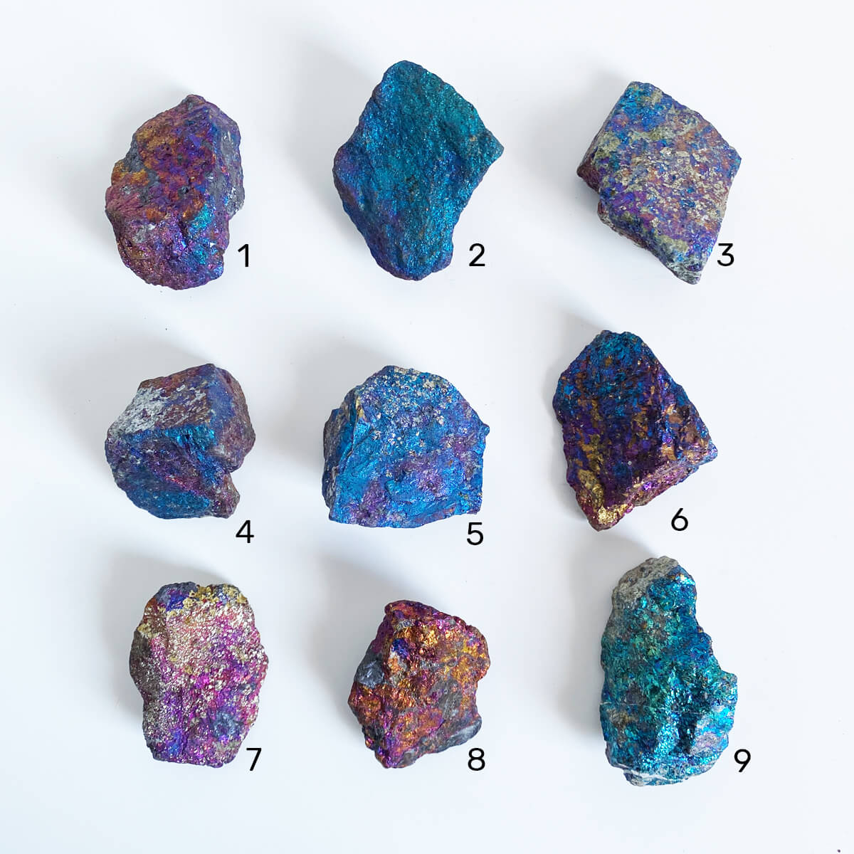 calcopiritas irisadas