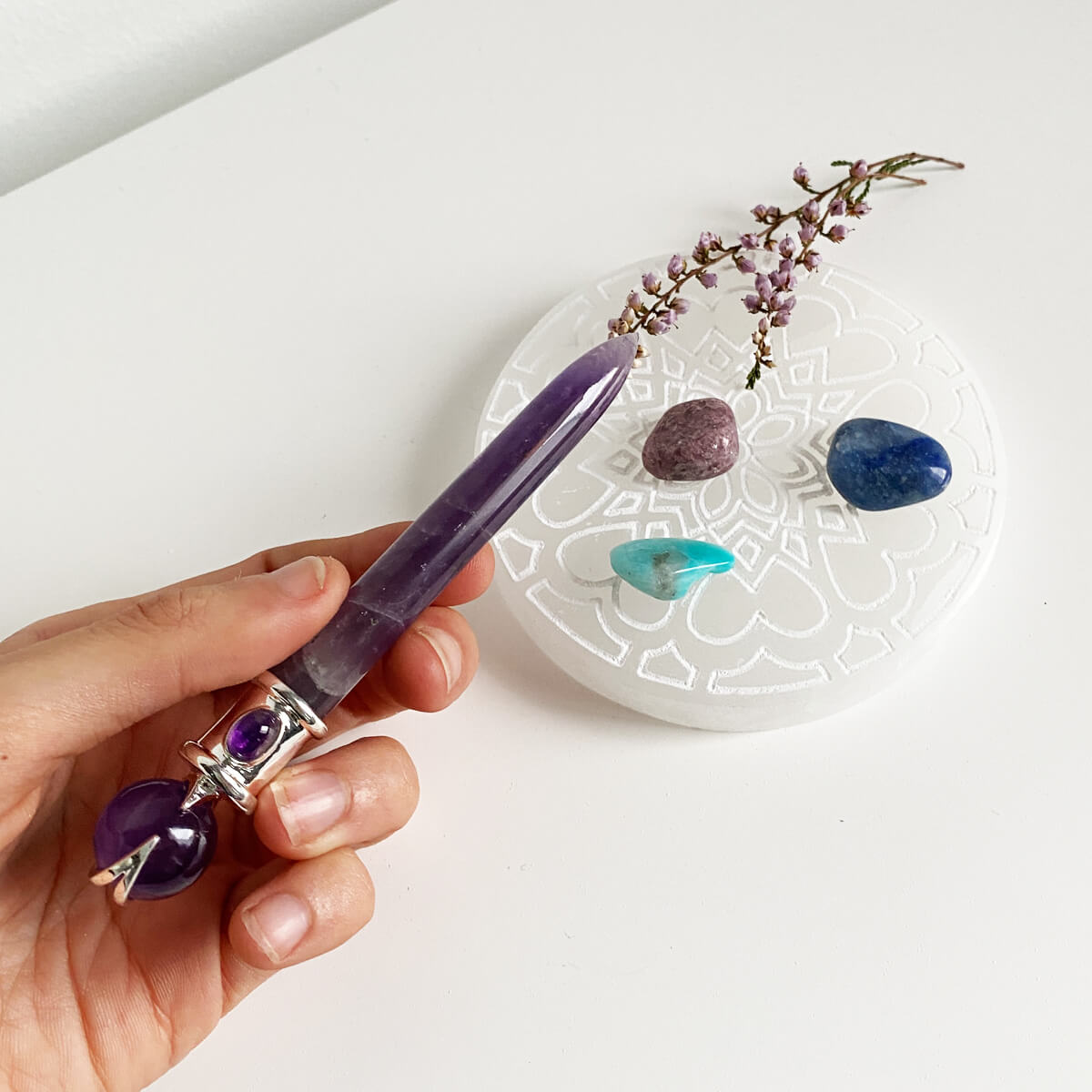 vara de poder amatista