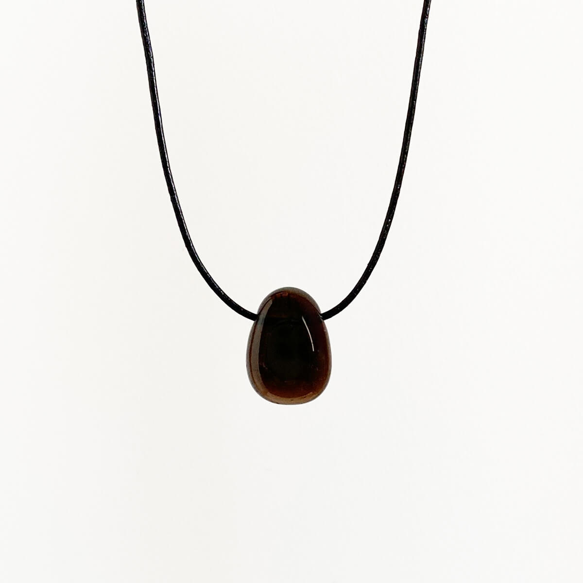colgante de cuarzo ahumado extra
