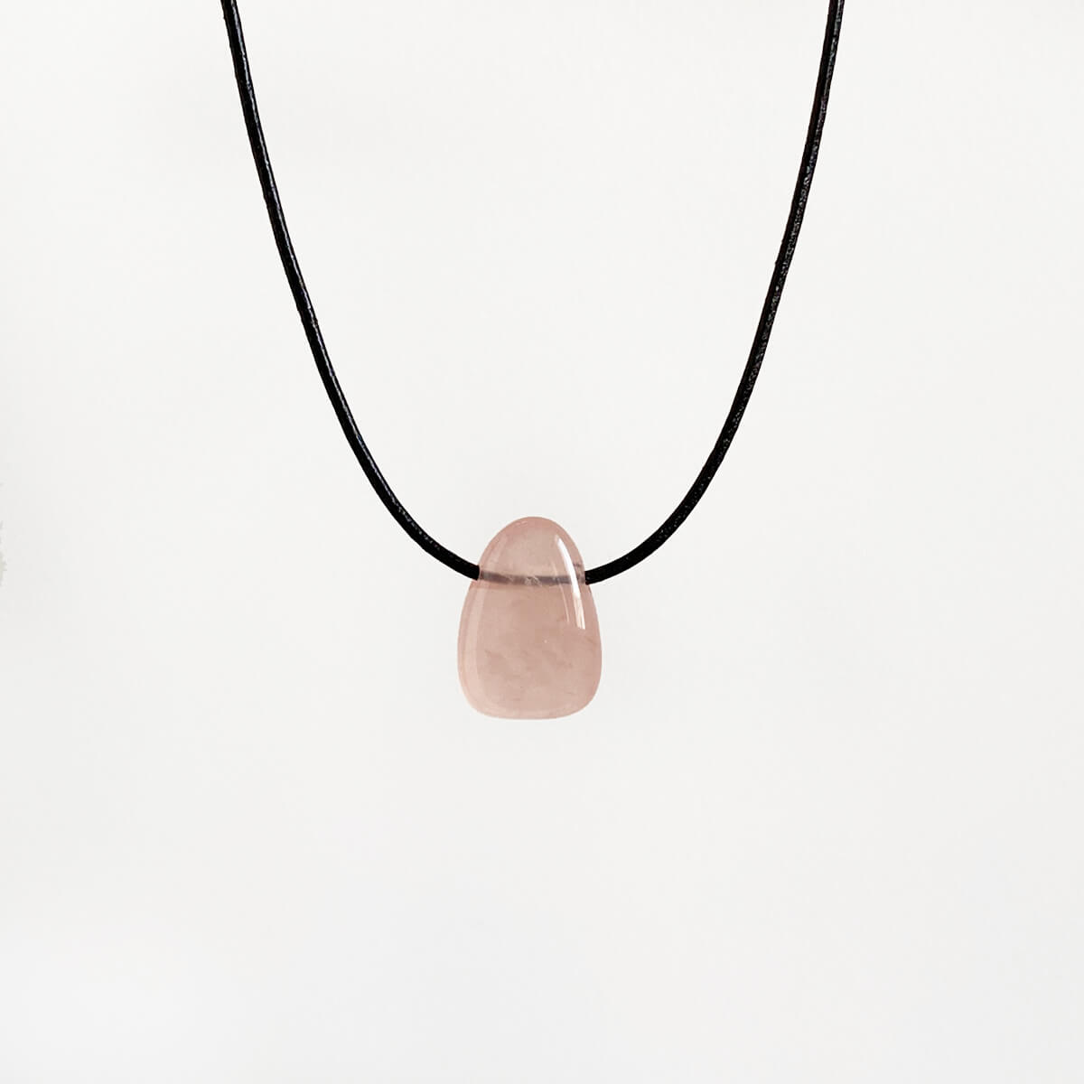 colgante de cuarzo rosa extra