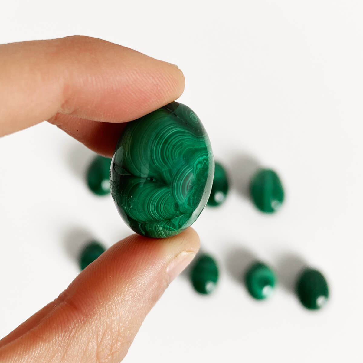 huevo de malaquita mini