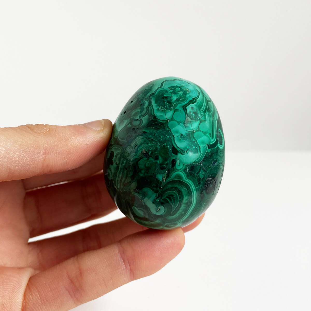 huevo de malaquita grande