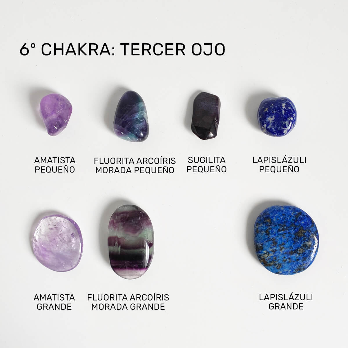 minerales para el chakra tercer ojo