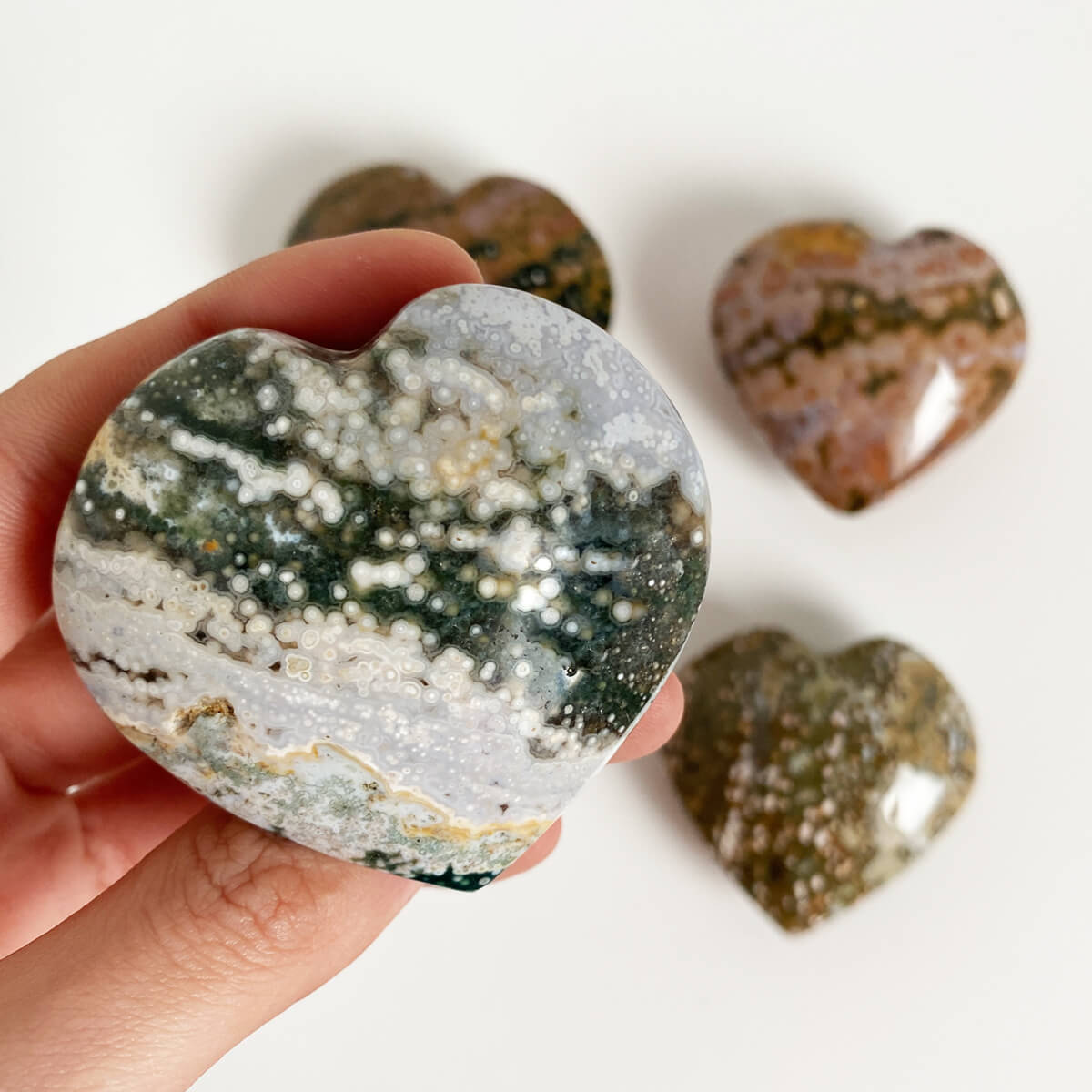 corazón de jaspe oceánico