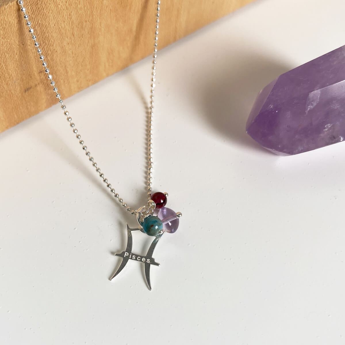 colgante signo zodíaco piscis