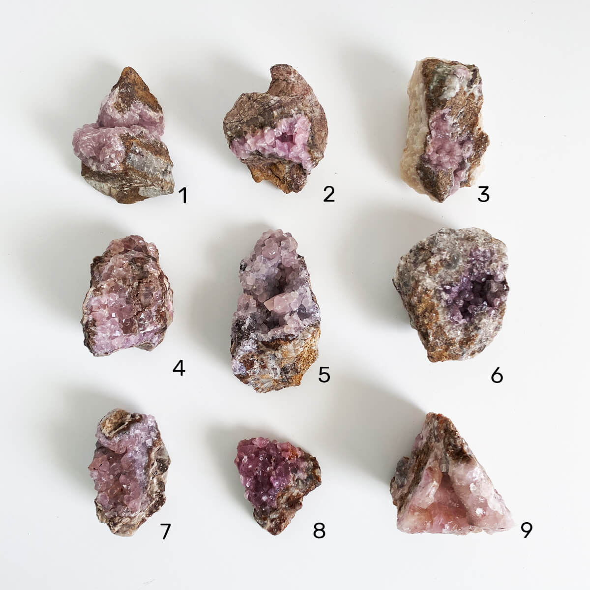 drusa cobaltocalcita pequeño