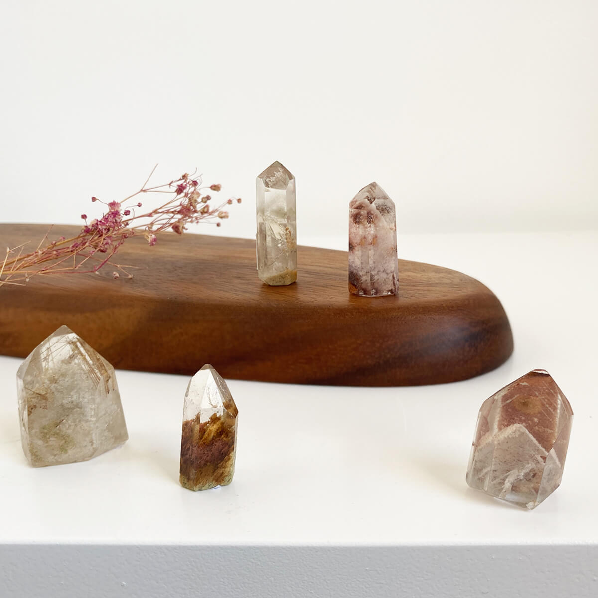 punta de cuarzo chamánico pequeña