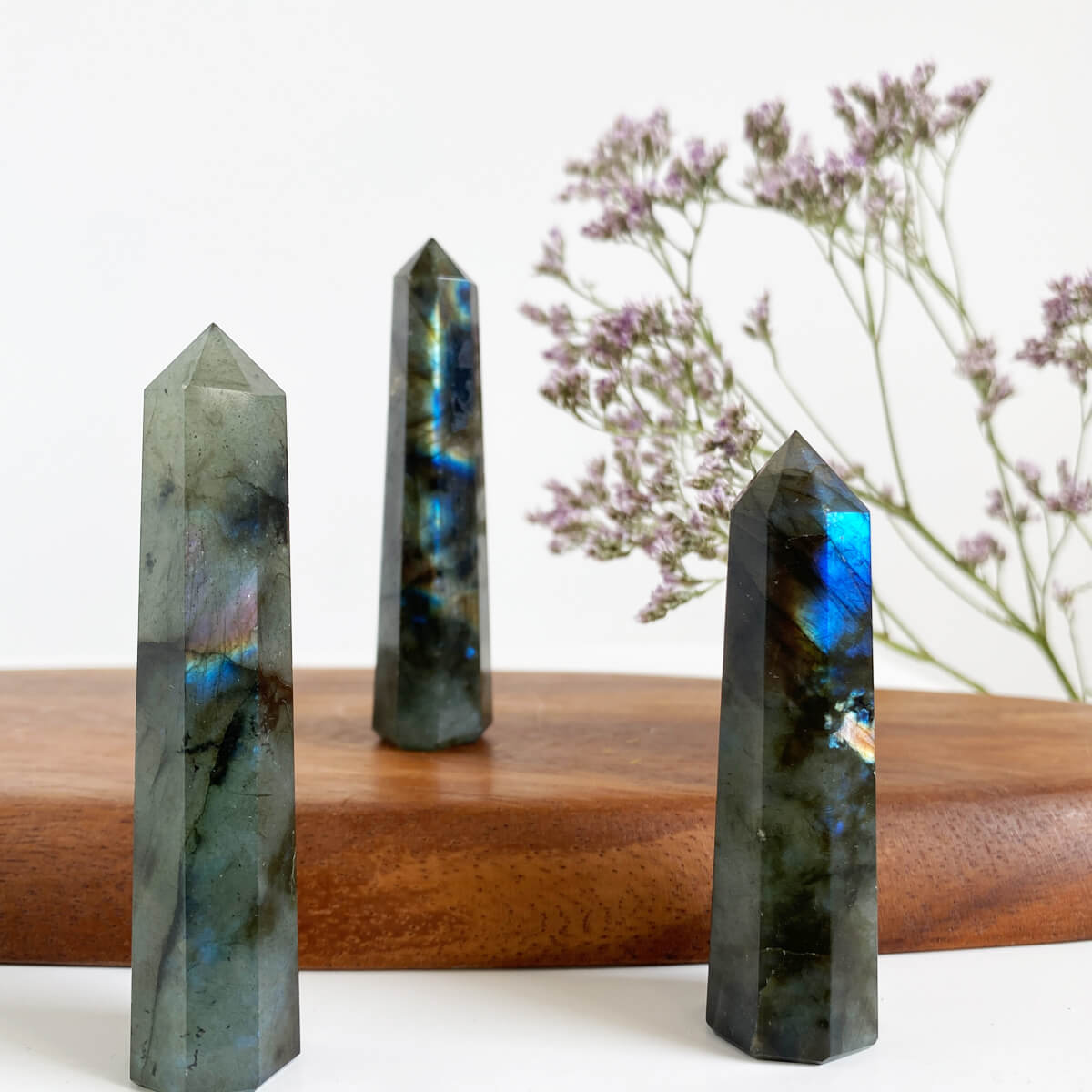 punta de labradorita mediana