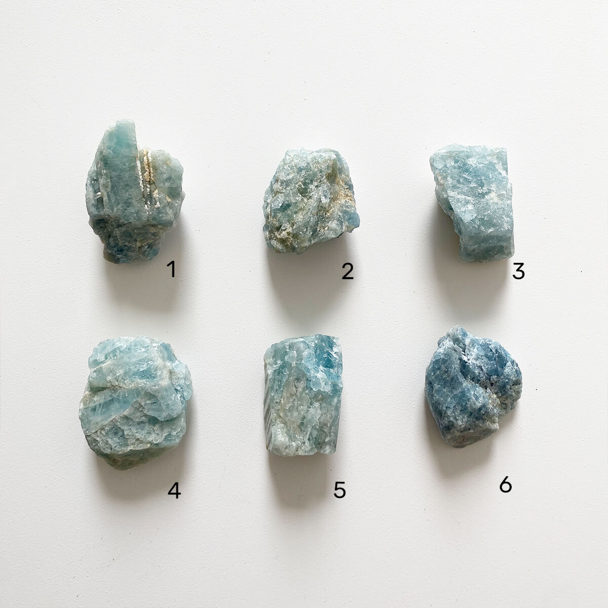 aguamarina bruto mediana