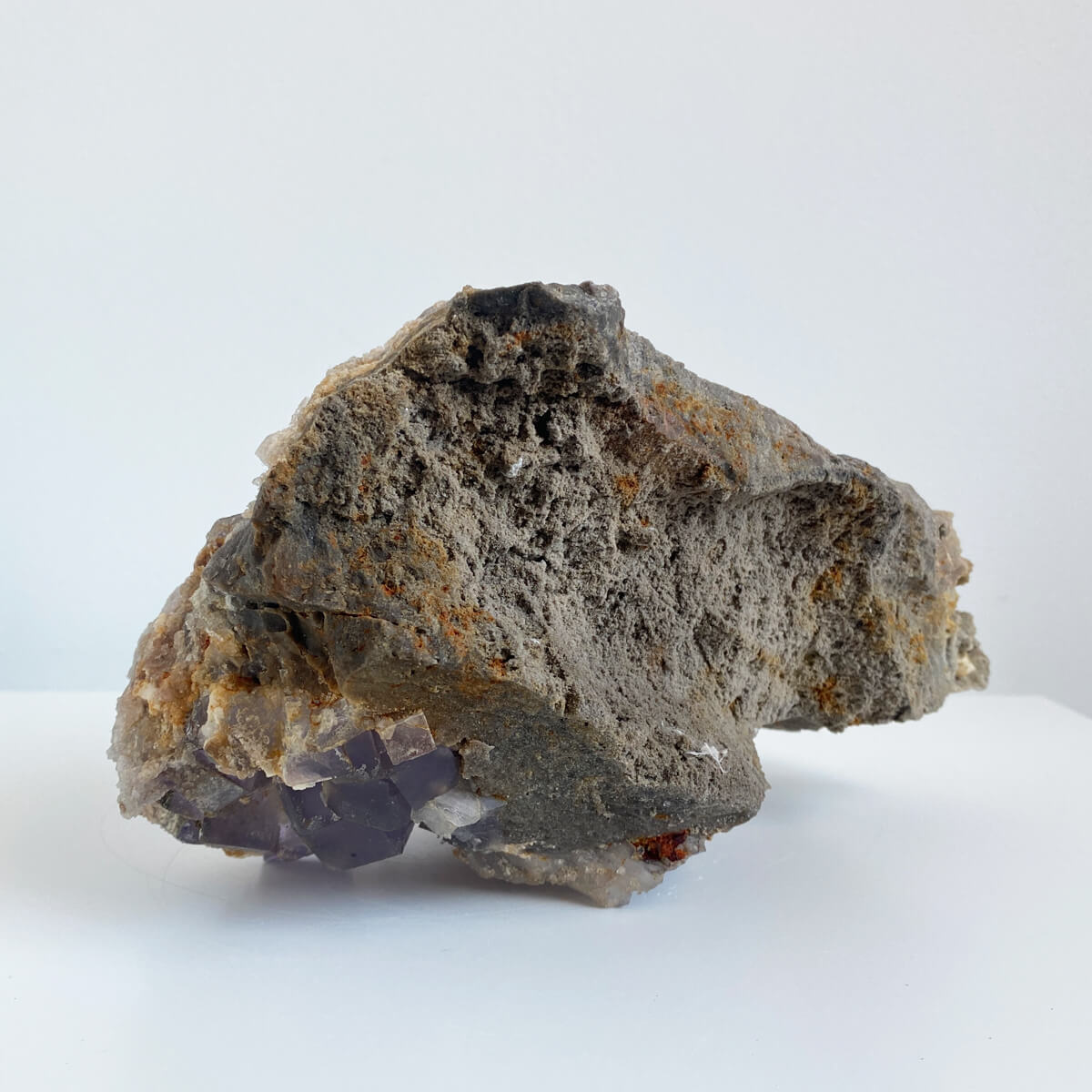 drusa de fluorita morada 2
