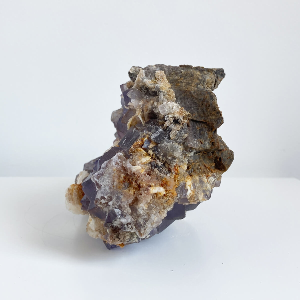 drusa de fluorita morada 3