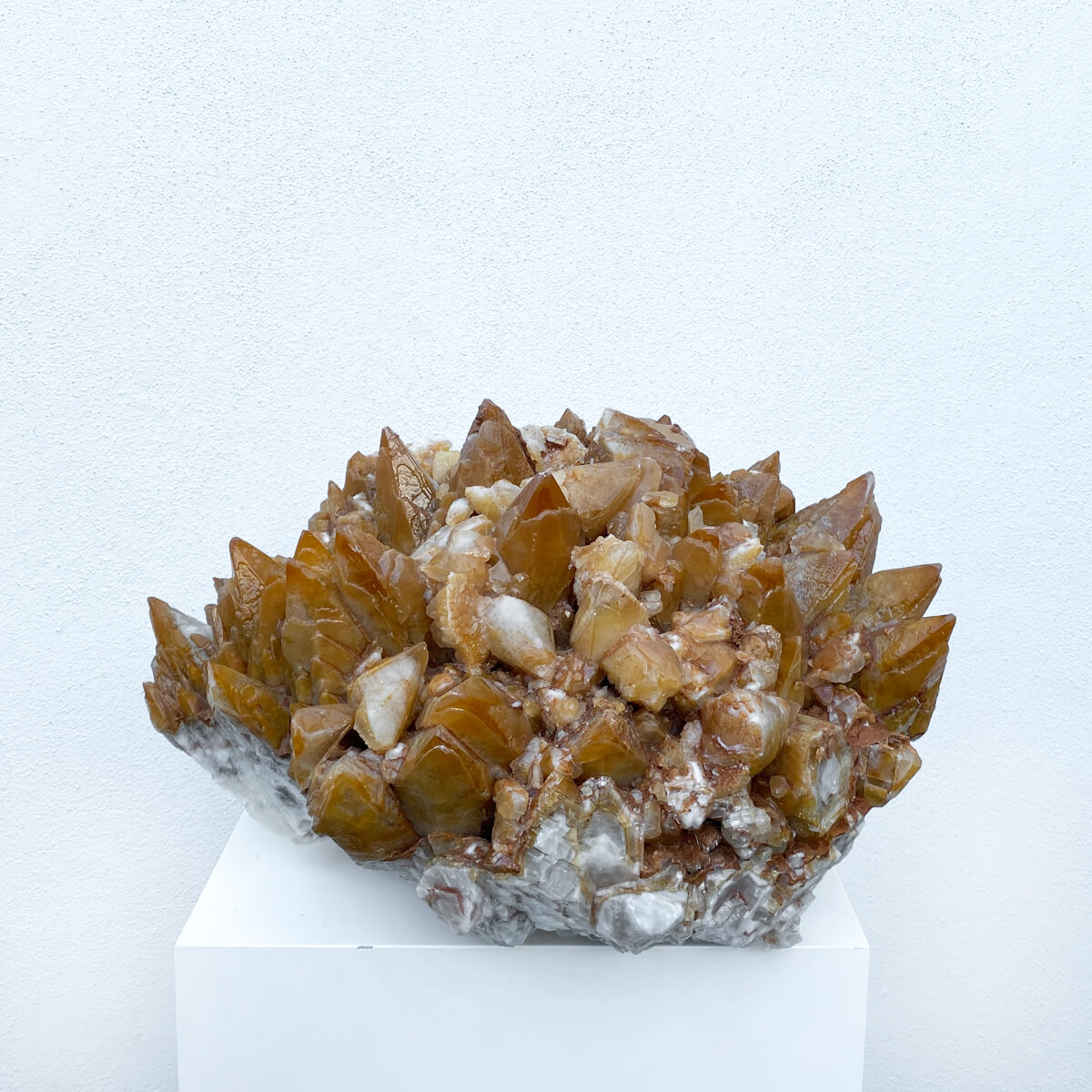 Drusa calcita miel grande 4