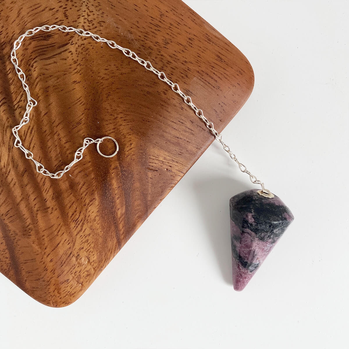 péndulo de rodonita básico 2