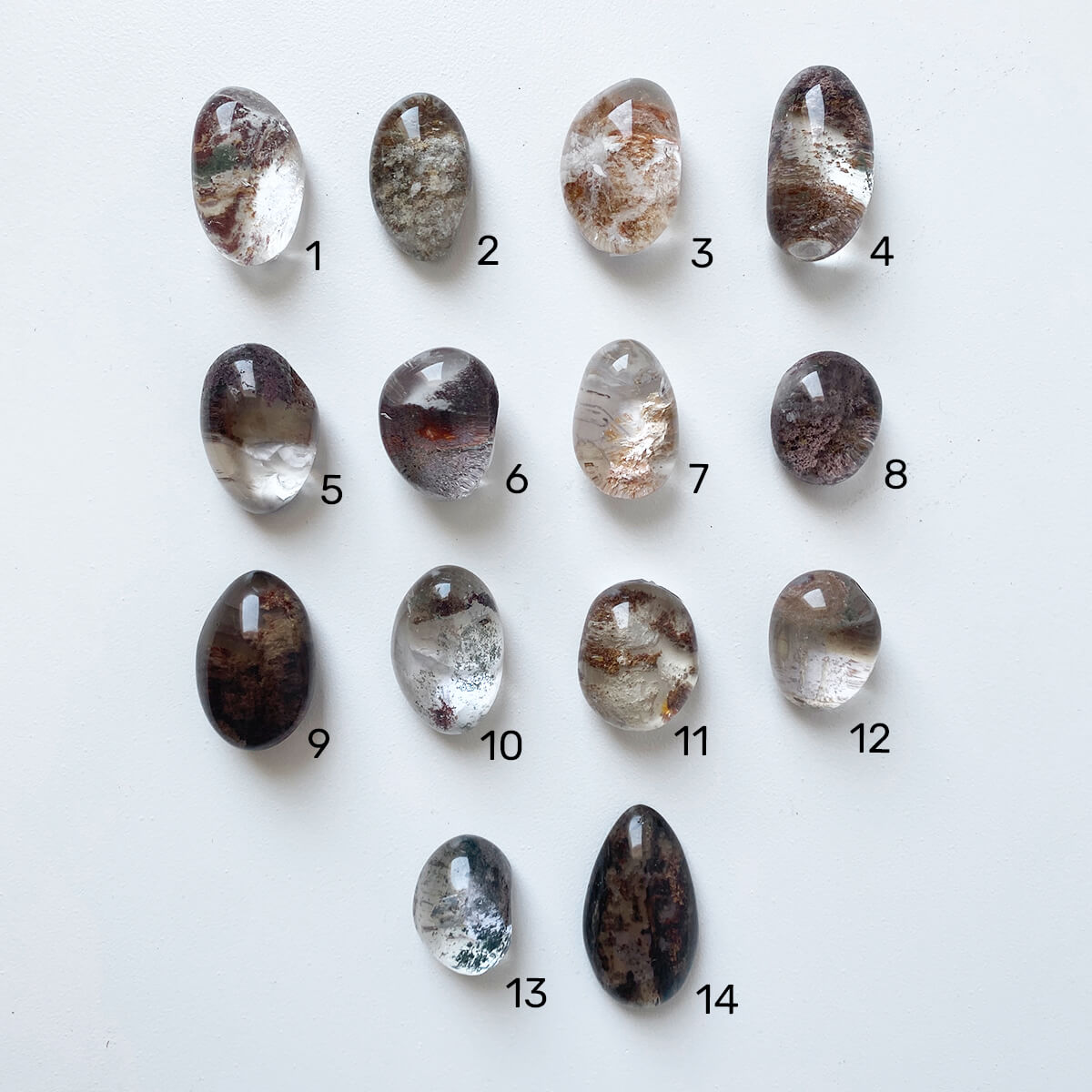 Rodados de cuarzo chamanico pequeno