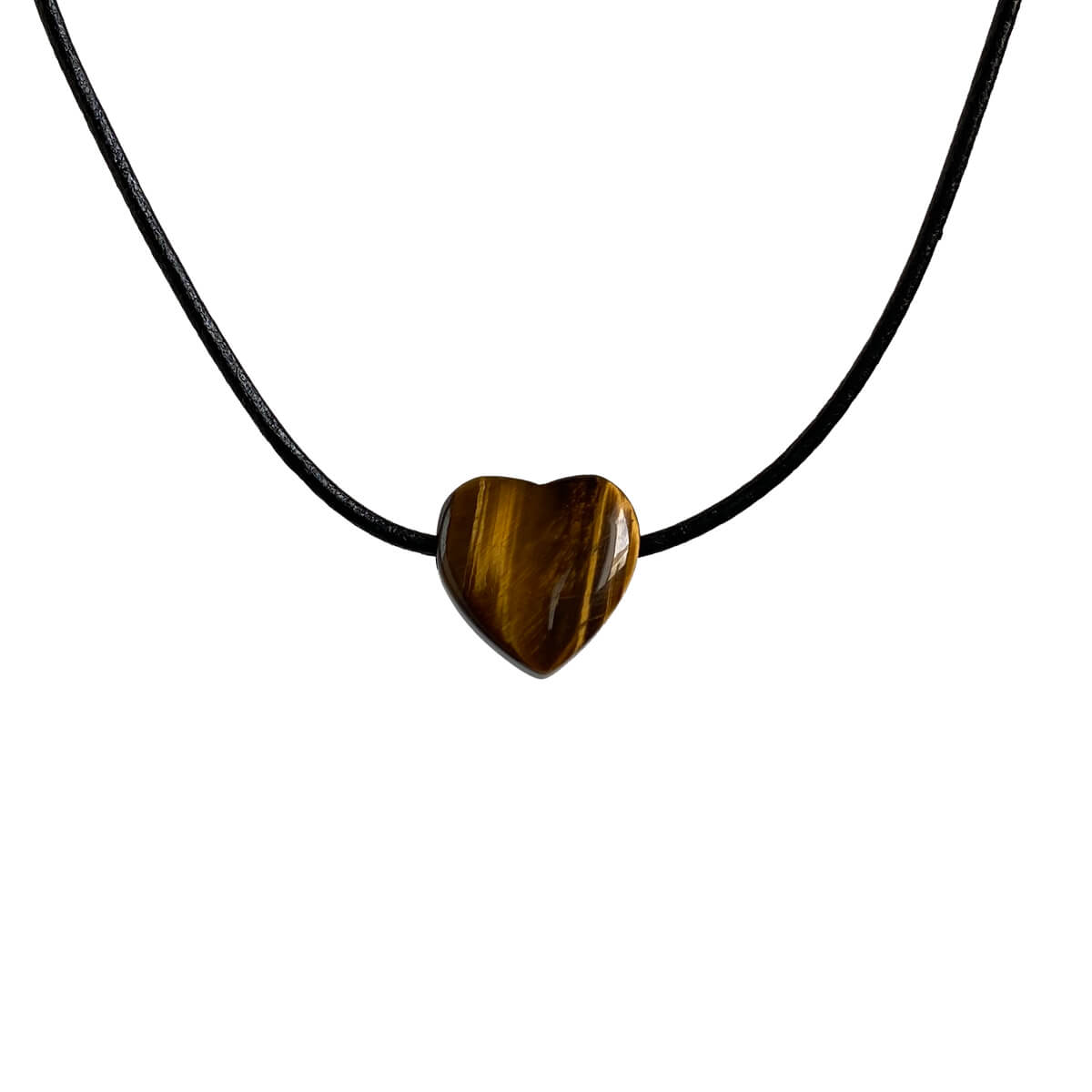 Colgante corazón de ojo de tigre