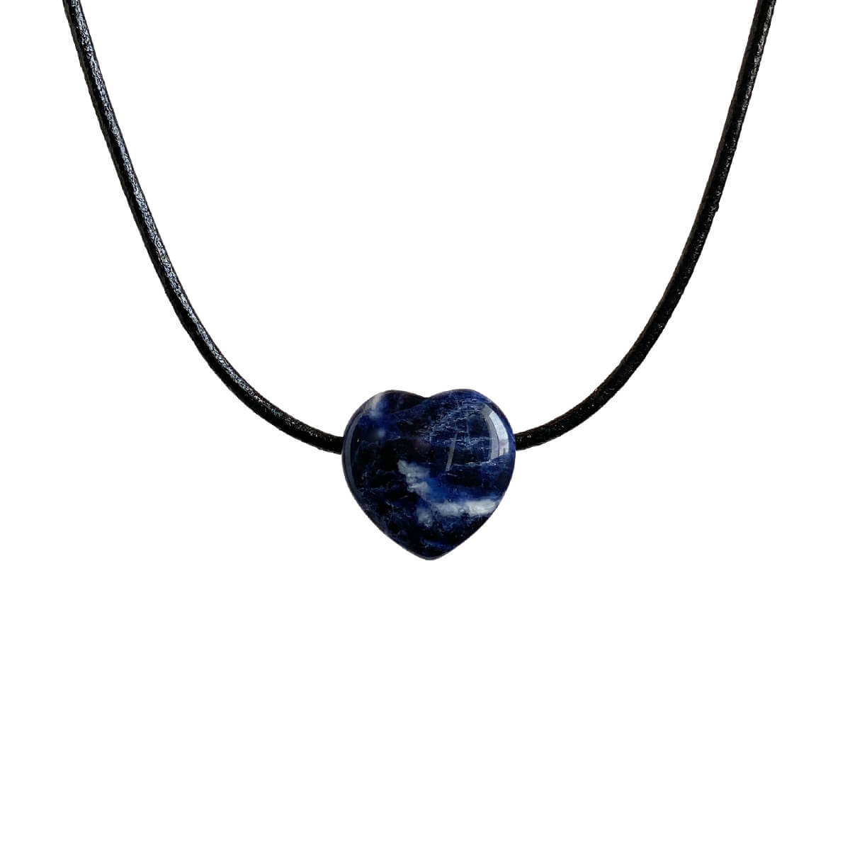 Colgante corazón de sodalita