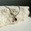Colgante de amatista redondo 1